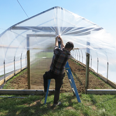 Upgrading the greenhouse covering